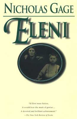 Eleni by Nicholas Gage book cover with picture of woman and boy