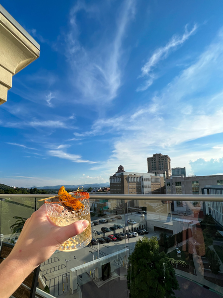 Cocktail at Pillar Rooftop Bar