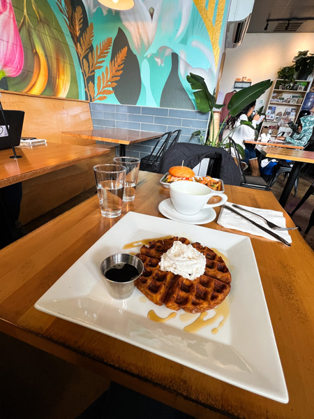 Smokin Onion waffle