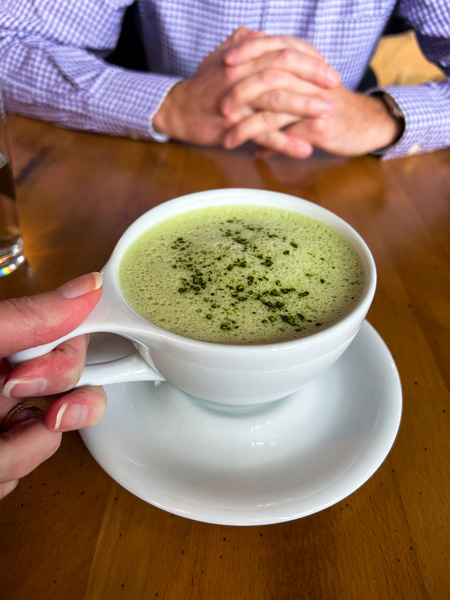 Smokin' Onion Matcha Latte