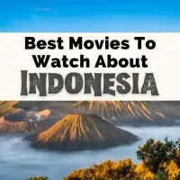 Best Indonesian Movies with photo of Mount Bromo at sunrise with clear sky, water, and volcano craters