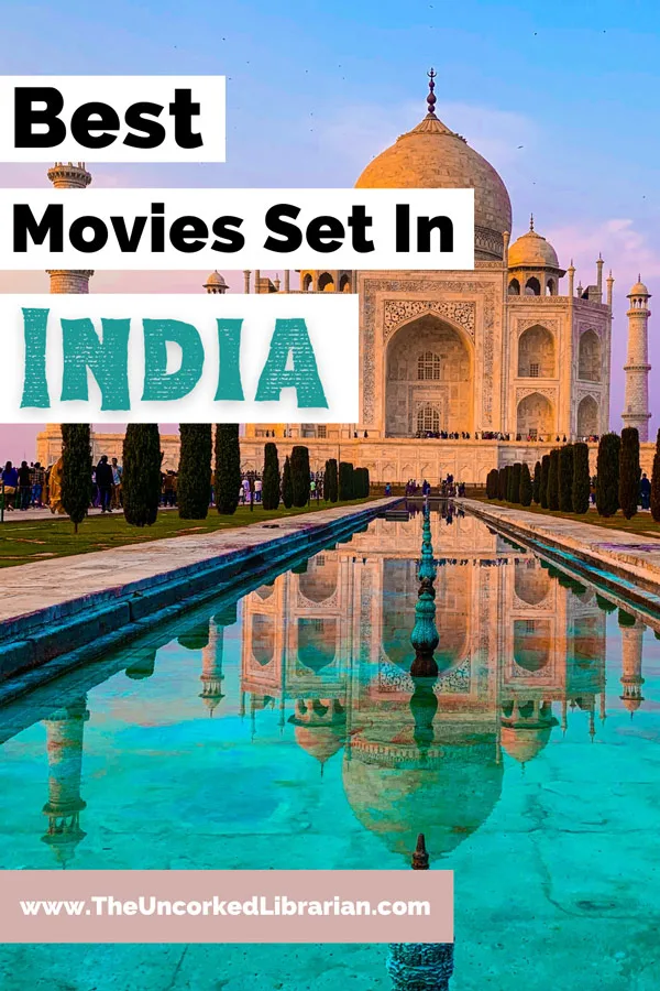 Best Movies Set In India with picture of Taj Mahal and pink blue sky