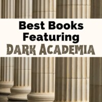 Best Books About Dark Academia with beige columns in a row