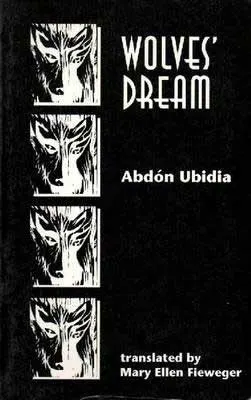 Wolves Dream by Abdon Ubidia book  cover with four squares with wolf face