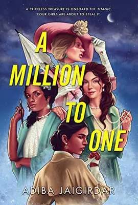 A Million to One by Adiba Jaigirdar book cover with four people standing back to back