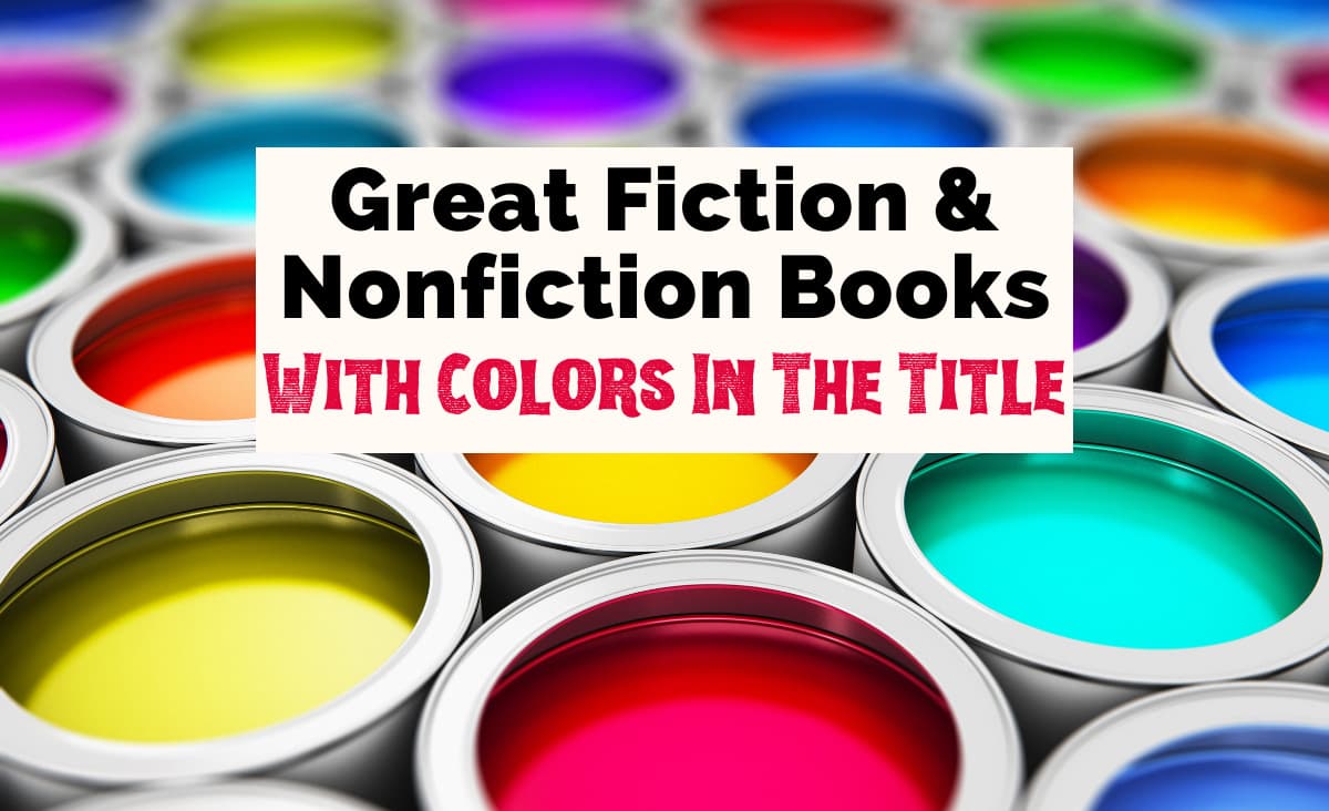 Books With Colors In The Title with paint cans filled with all different colors like red, yellow, and purple