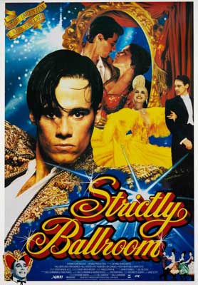 Strictly Ballroom Movie Poster with dancers
