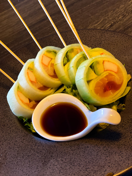 The Madness sushi appetizer