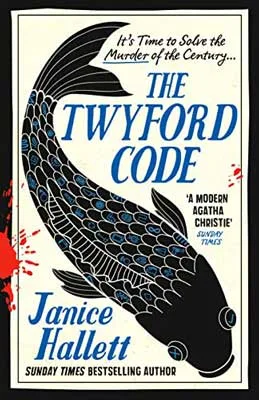 The Twyford Code by Janice Hallett book cover with black fish