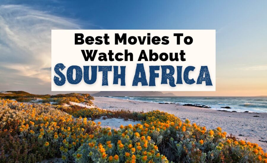 Movies About South Africa And South African Films with mountain trail and water in Cape Town