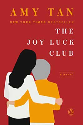 The Joy Luck Club by Amy Tan book club with older and younger person holding each other around their backs