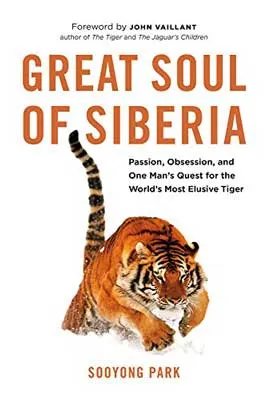 The Great Soul of Siberia by Sooyong Park book cover with orange and black tiger