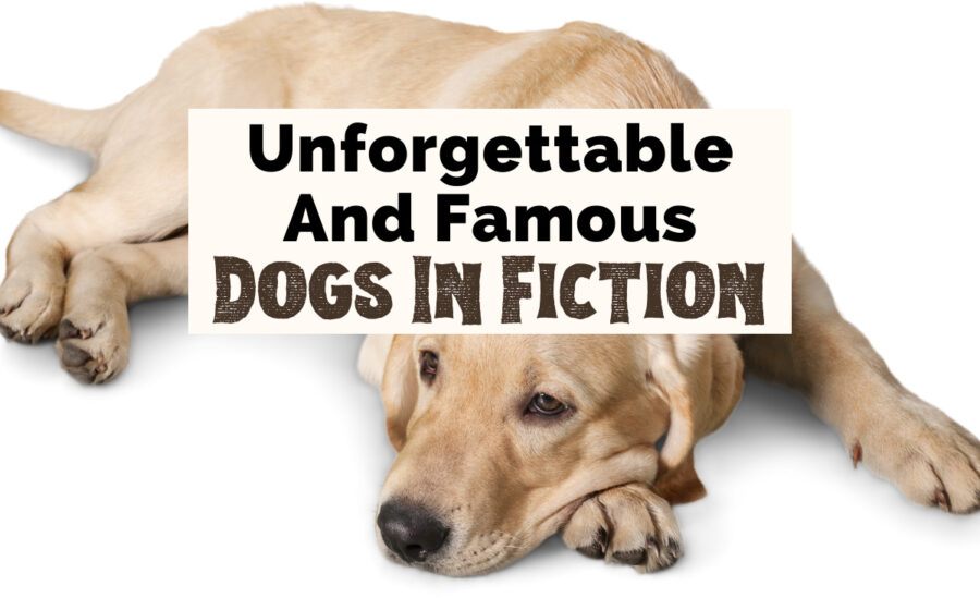 Famous Dogs In Fiction with picture of light brown dog laying down