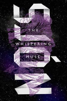 The Whispering Muse by Sjón book cover with purple haze over title