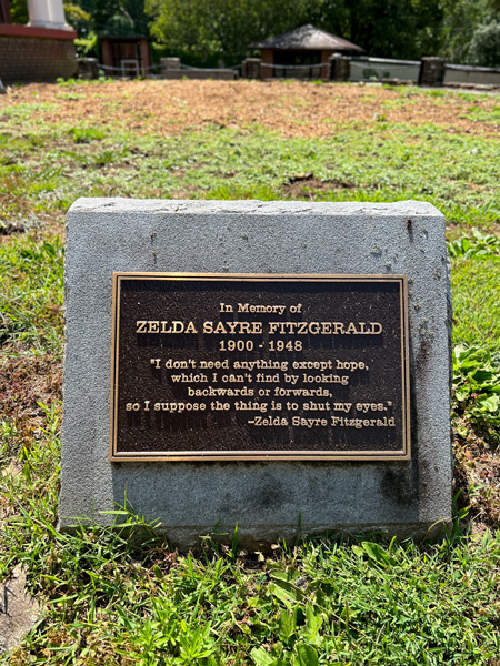 Zelda Fitzgerald Memorial