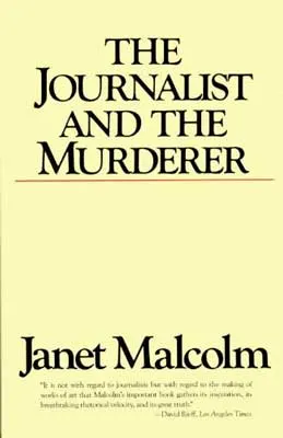 The Journalist and the Murderer by Janet Malcolm book cover with yellow background and no images
