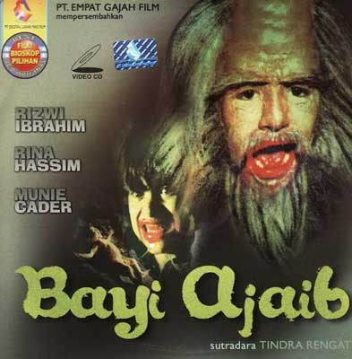 Bayi Ajaib Movie with image of bearded person screaming with someone behind them