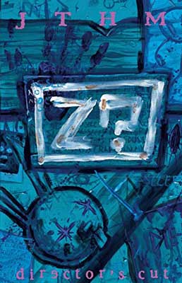 Johnny the Homicidal Maniac: Director’s Cut by Jhonen Vásquez book cover with letter z and question mark on blue and purple background