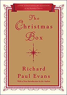 The Christmas Box by Richard Paul Evans book cover with red star on gold background