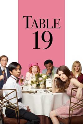 Table 19 Movie Poster with group of people sitting around a white clothed table