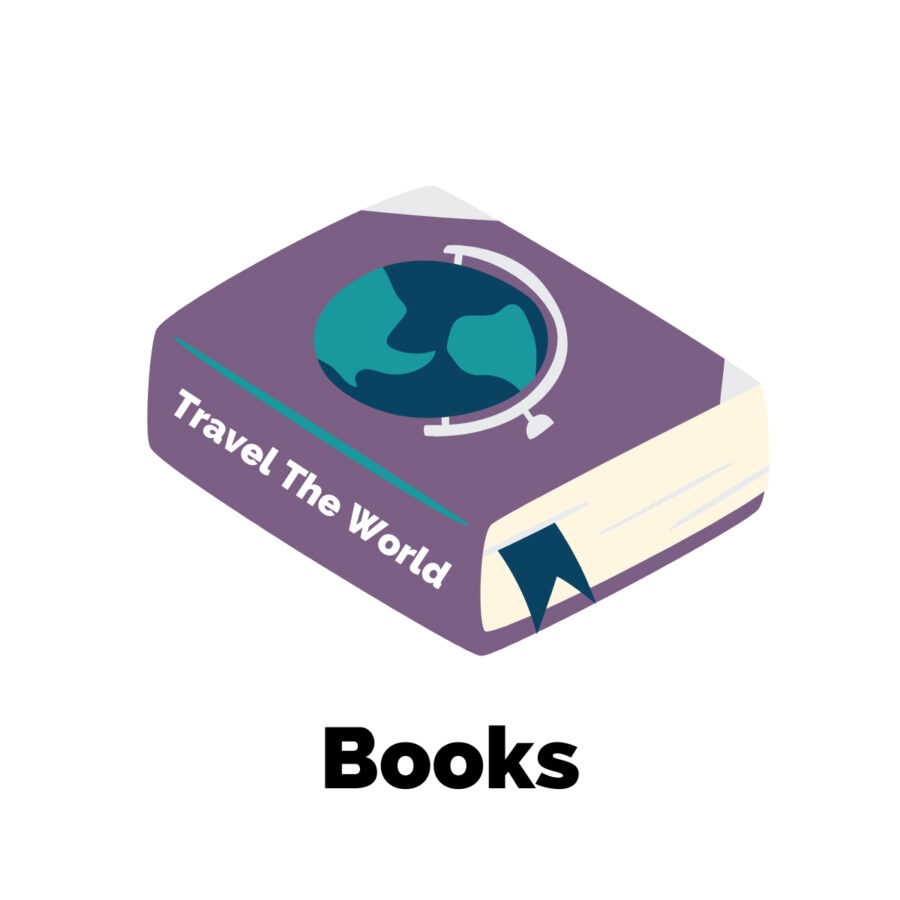 Book Lists On The Uncorked Librarian with graphic of purple book with green and blue globe and green bookmark