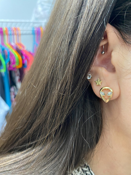 Charmed Boutique Alien earrings