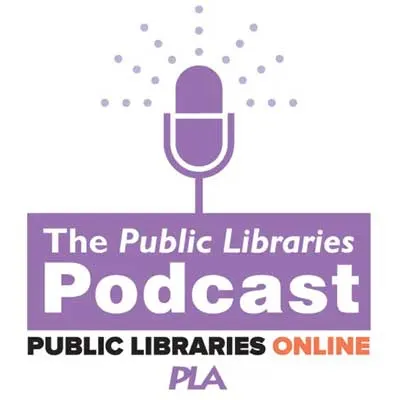 FYI: The Public Libraries Podcast cover with purple microphone icon and title of podcast