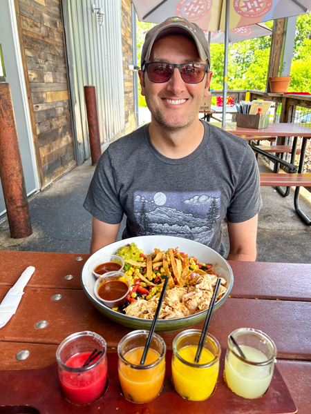 Tom with Farmhouse Tacos Travelers Rest