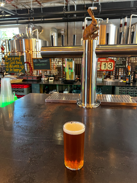 Swamp Rabbit Brewery beer