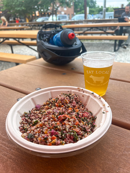 Swamp Rabbit Cafe and Grocery Quinoa bowl