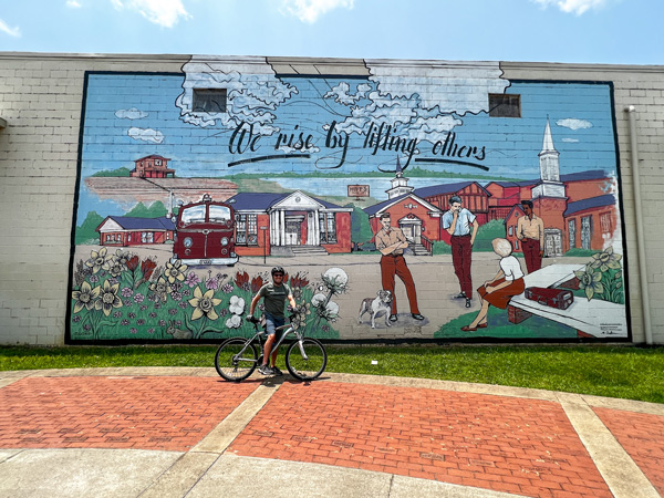 Mural with Tom