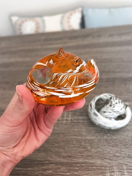 Lexington Glassworks blown glass cats