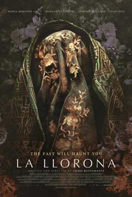 La Llorona Movie Poster with flowered cloth