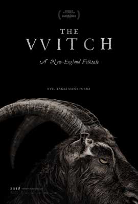 The Witch Movie Poster with image of gray animal with large antlers