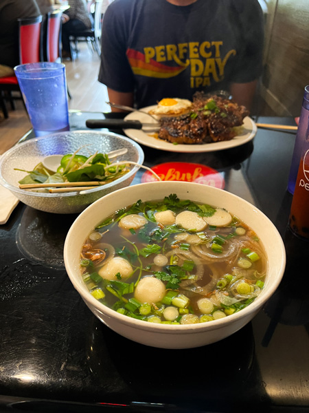 Wild Ginger's pho