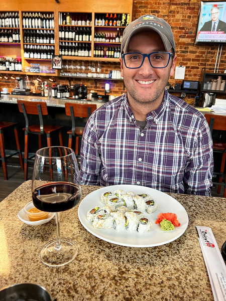 Sushi Murasaki sushi and Tom