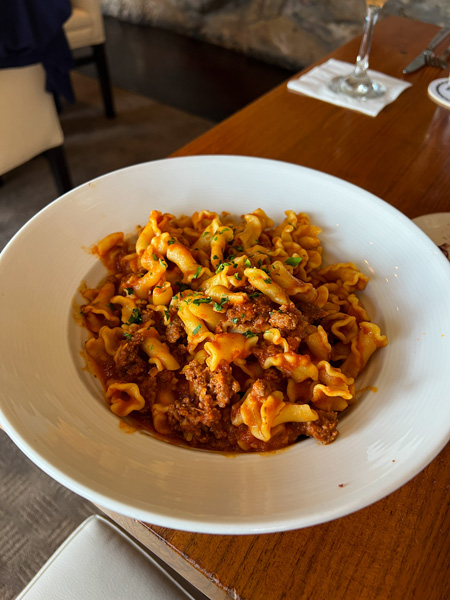 Pasta at Edison