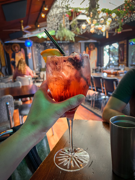 Stoney Knob Cafe sangria