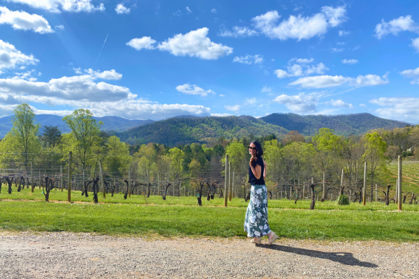 Christine at Addison Farms Vineyard