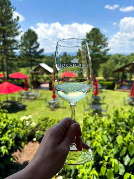 Parker-Binns Vineyard White Wine Tasting