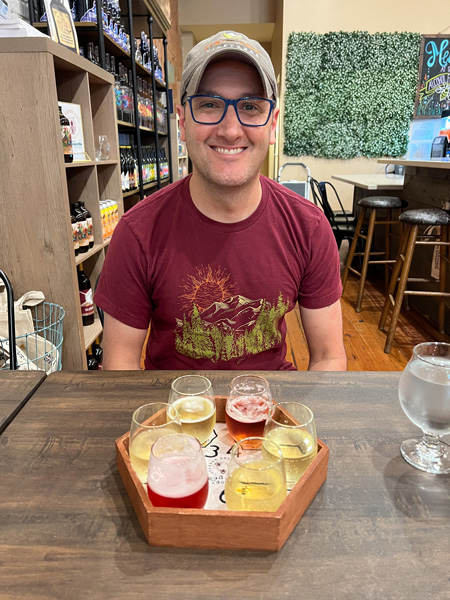 Savannah Bee Company mead flight