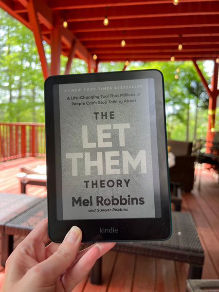 The Let Them Theory cover on kindle