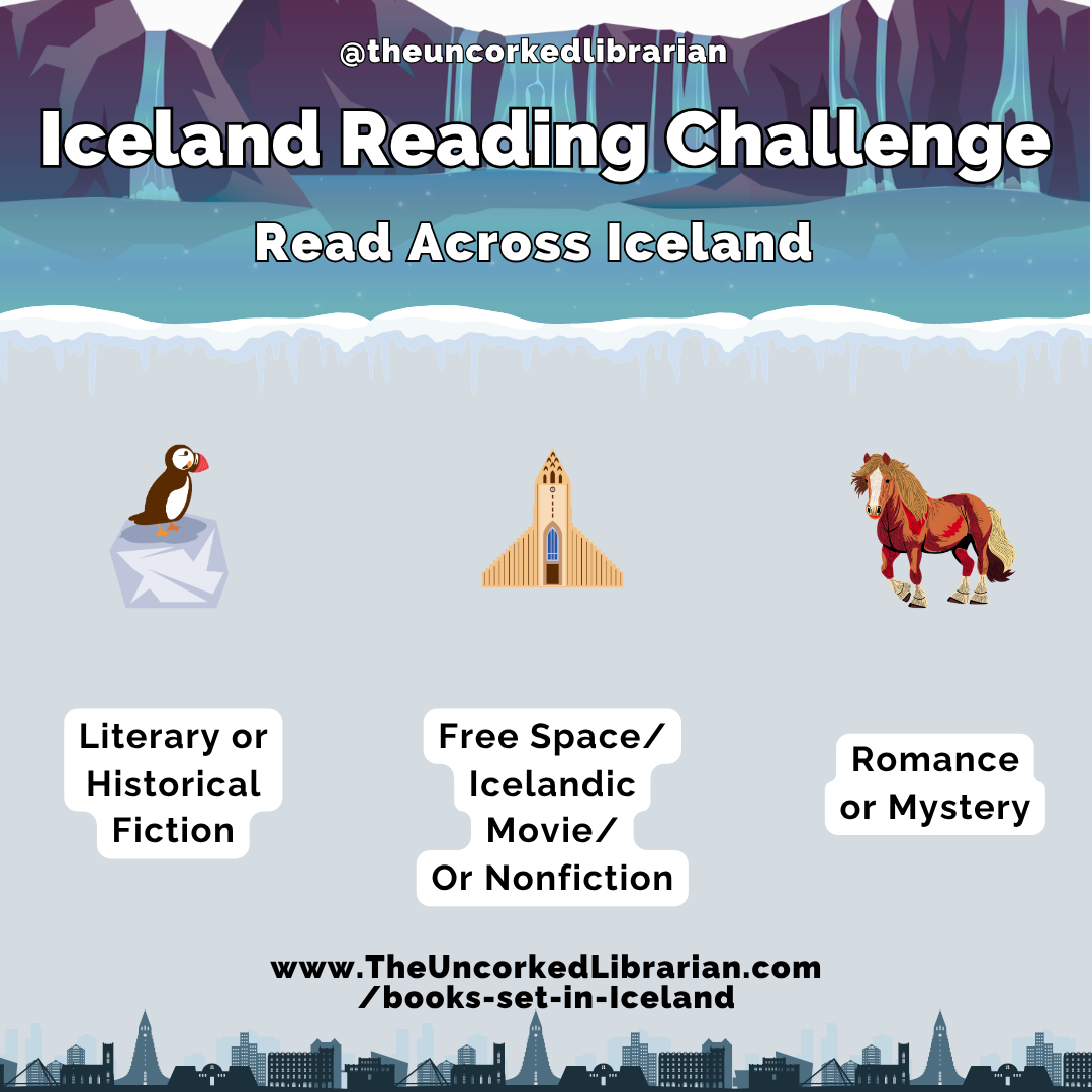 Iceland Reading Challenge Bingo Card