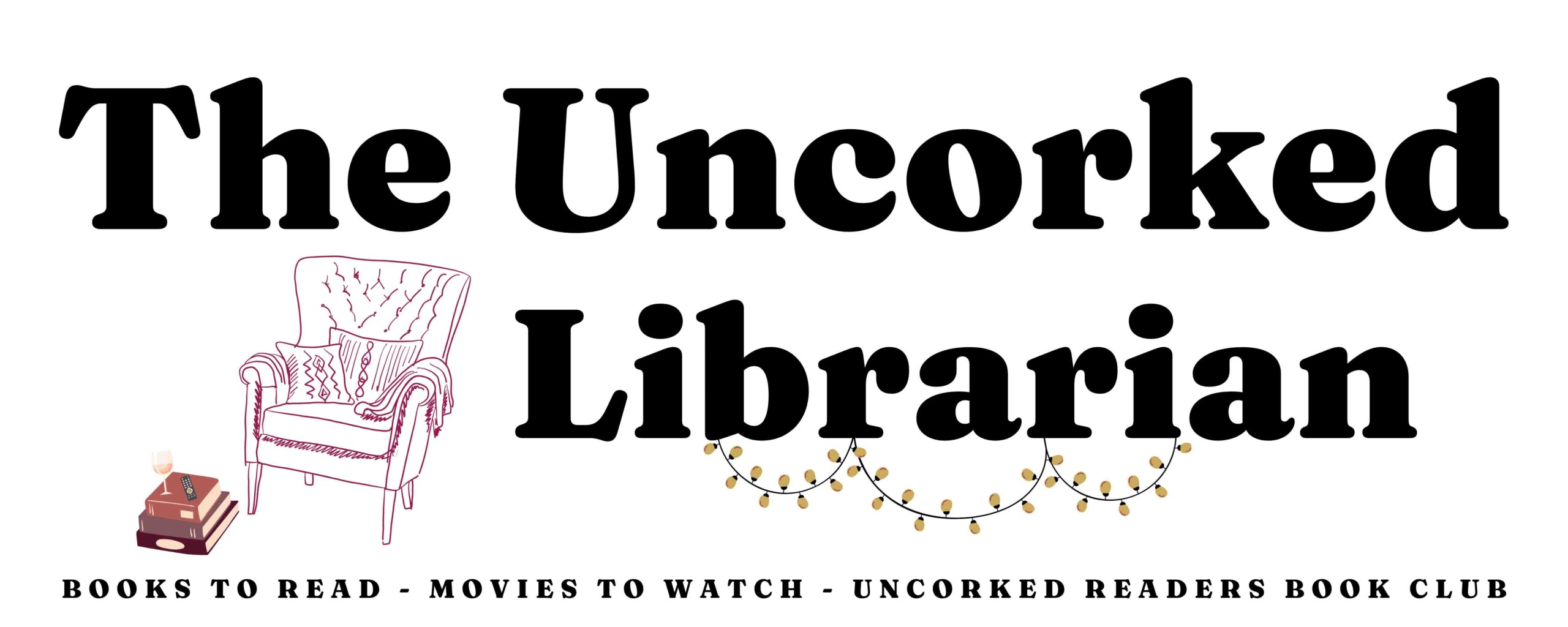 The Uncorked Librarian Website Homepage Logo